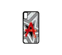 Coque Apple iPhone X silicone anarchie etoile noire revolution justice symbole a