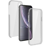 Coque Apple iPhone XR Protection 360° Silicone + Polycarbonate Transparent