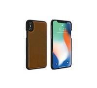 Coque Apple iPhone X / XS Protection Rigide Cuir Véritable Akashi Camel