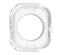 Accessoires bracelet et montre connectée Avizar Coque pour Apple Watch 8 7 45mm et 6 5 4 2 44mm et 3 2 1 45mm Carbone transparent