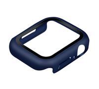 Coque Apple Watch Serie 7 (45mm) Rigide Finition Soft-touch Enkay bleu