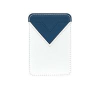 Coque arrière adhésive pour téléphone avec fente de rangement pour cartes, autocollant pour personnaliser la carte de crédit, autocollant bleu