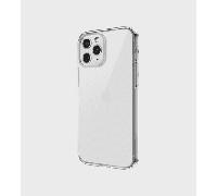 Coque arrière antimicrobienne hybride Clarion Uniq pour iPhone 12 Pro Max transparente