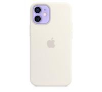Coque Arrière Apple iPhone 12 mini En Silicone Magsafe - Blanc - Neuf