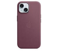 Coque Arrière Apple iPhone 15 FineWoven Mulberry - Neuf - Anti-Rayures