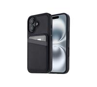 imoshion Coque arrière pour Apple iPhone 16 avec porte‑cartes et support – Noir