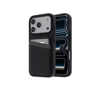 imoshion imoshion Coque arrière avec porte-cartes et support pour iPhone 17 Pro Noir Noir