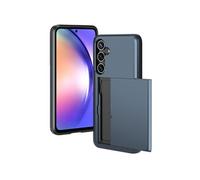 imoshion Coque arrière avec porte-cartes pour Samsung Galaxy A55 - Bleu foncé