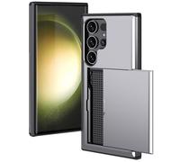 imoshion Coque arrière avec porte-cartes pour Samsung Galaxy S24 Ultra - Gris