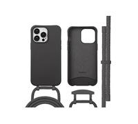 Coque arrière Color avec cordon amovible et MagSafe pour iPhone 14 Pro Max - Black Coffee