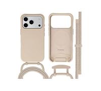 imoshion Coque arrière Color avec cordon amovible et MagSafe pour Apple iPhone 17 Pro Max - Nude