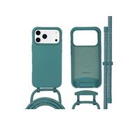 imoshion Coque arrière Color avec cordon amovible et MagSafe pour Apple iPhone 17 Pro Max - Vert foncé