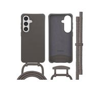 imoshion Coque arrière Color avec cordon amovible et MagSafe pour Samsung Galaxy S26 - Black Coffee