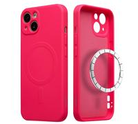 Coque arrière couleur imoshion avec MagSafe Apple iPhone 14 - rose fluo
