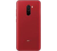 Coque Arriere Couvercle Cache Batterie pour Xiaomi PocoPhone F1 Poco Phone F1 avec Logo et Optique Photo Back Cover housing Rear Rouge Noir Bleu (Rouge)