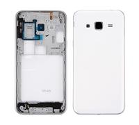 Coque arrière de batterie pour Galaxy J3/J320 version double carte + cadre central