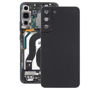 Coque arrière de batterie pour Samsung Galaxy S22 Plus 5G SM-S906B avec cadre d'objectif d'appareil photo (noir)
