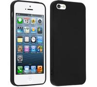 Coque Silicone TPU Gel Souple Apple iPhone SE / 5S / 5 - Noir Mat