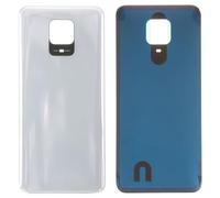 通用 Coque arrière de remplacement pour batterie Xiaomi Redmi Note 9S (blanc, 48 MP, M2003J6A1G)