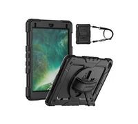 Accezz Coque arrière Defender XT pour Apple iPad 6 (2018) 9.7 pouces / iPad 5 (2017) 9.7 pouces - Noir