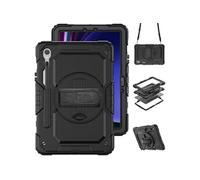 Accezz Coque arrière Defender XT pour Samsung Galaxy Tab S10 Lite / S9 11 pouces / S10 FE / S9 FE 10.9 pouces - Noir