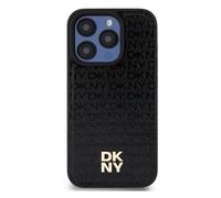 Dkny Coque De Téléphone Dkhmp14xpshrpsk Iphone 14 Pro Max 6.7 Leather Monogram Pattern