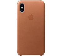 Coque arrière en cuir pour Apple iPhone Xs Max - Brun selle