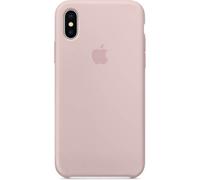 Coque arrière en silicone pour Apple iPhone X - Sable rose