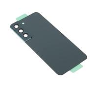 Coque Arrière en Verre pour Galaxy S22 S901U S901F, Porte de Boîtier en Verre Arrière de Téléphone de Remplacement avec Objectif de Caméra Préinstallé/Outil de Retrait Personnalisé (Vert)
