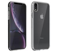 Coque Arrière + Film Verre Trempé écran Apple iPhone XR - Transparent