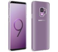 Coque Arrière + Film Verre Trempé Galaxy S9 Transparent