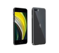 Coque Arrière + Film Verre Trempé iPhone SE 2022 / 2020 et 8 / 7 Transparent