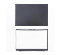 Coque Arrière LCD for Lenovo Ideapad V15 G2 ALC ITL | Coque du pavé tactile avec charnière inférieure for repose-poignets for ordinateur portable partie(Noir Grille A B)