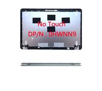 Coque arrière LCD pour Dell Inspiron 15-7537 7537 P36F,housse d'ordinateur portable argentée,coque astronomique,charnière,assistance de l'hypothèse,sans contact, Argenté