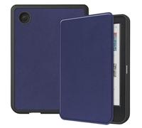 Coque arrière magnétique Intelligente en TPU Souple for liseuse électronique, étui adapté à Kobo Clara BW/Clara Color Cover 6 Pouces 2024(Dark Blue,for Kobo Clara BW)