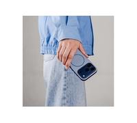 imoshion Coque arrière Color avec Thin MagSafe Ring pour Apple iPhone 15 - Bleu foncé