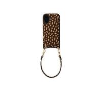 Coque arrière Nova iPhone 17 - Cuir véritable avec porte-cartes et cordon - Fawn Chic