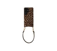 Selencia Coque arrière Nova en cuir véritable, porte-cartes pour Samsung Galaxy S26 Ultra Fawn Chic