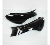 Coque arrière P2R compatible avec Scooter Peugeot 50 Trekker Après 2007 Paire noir brillant