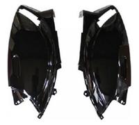 Carenage-coque ar scoot adaptable piaggio 50 zip 2000+ noir brillant (paire) --
