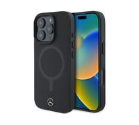 Coque arrière Plain Smooth Mercedes-Benz avec MagSafe - iPhone 16 Pro, Noir