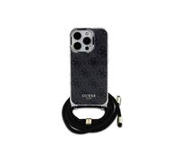 Coque Arrière pour iPhone 16 Pro avec Bandoulière Imprimée IML 4G Noir