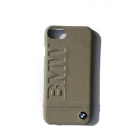 Coque arrière pour iPhone SE (2020)/8/7 - BMW - beige - cuir
