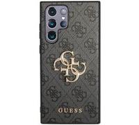 Coque Arrière pour Samsung Galaxy S23 Ultra à Motif 4G Élégant Guess Gris Gris G