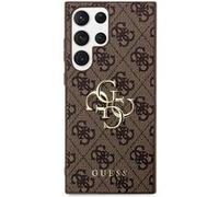 Coque Arrière pour Samsung Galaxy S23 Ultra à Motif 4G Élégant Guess Marron Marron G
