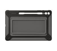 Coque arrière renforcée - Samsung - Galaxy Tab S9+ - Noir - Résistance militaire - Fonction Stand