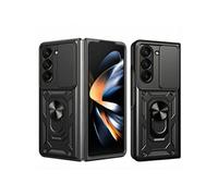 imoshion Coque arrière Rugged avec anneau pour Samsung Galaxy Z Fold 5 Noir