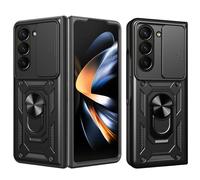 imoshion Coque arrière Rugged avec anneau pour Samsung Galaxy Z Fold 5 - Noir
