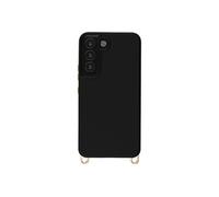 Selencia Coque arrière Rivièra avec MagSafe avec crochets amovibles pour Samsung Galaxy S22 - Velvet Black