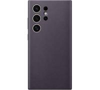 Coque Arrière Samsung Galaxy S24 Ultra En Cuir Végétalien - Violet Foncé